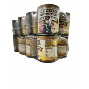 CEZZOO Hypoallergenic Marha és Máj 800g Mennyiség: 14 + 2 ingyen