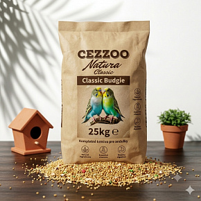 CEZZOO Natura Classic Hullámos papagáj 25kg