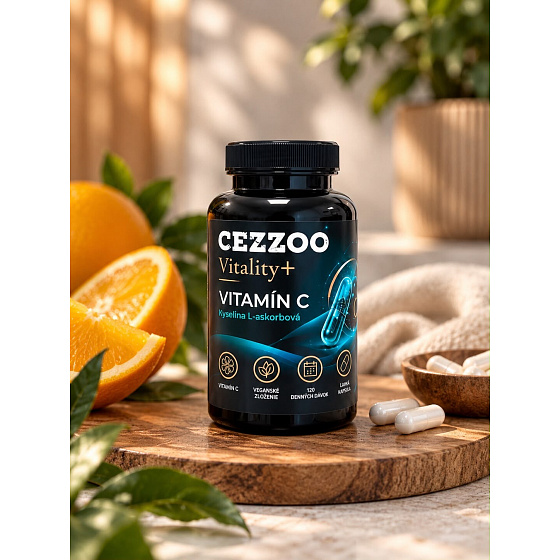 CEZZOO Vitality+ C-vitamin 120 kapszula