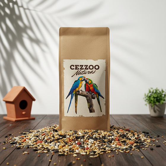 CEZZOO Natura Premium Nagy papagáj 15kg