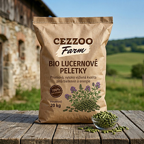 CEZZOO FARM Bio lucerna pellet 20kg