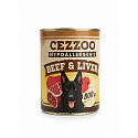 CEZZOO Hipoallergén Marha és Máj 800g