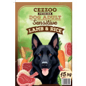 CEZZOO Premium Dog Adult Sensitive Bárány & Rizs 15kg