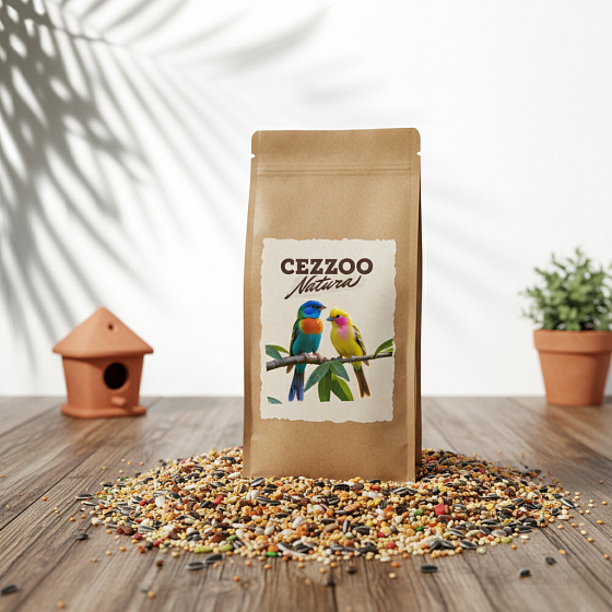 CEZZOO Natura Premium Kis és közepes papagáj 20kg